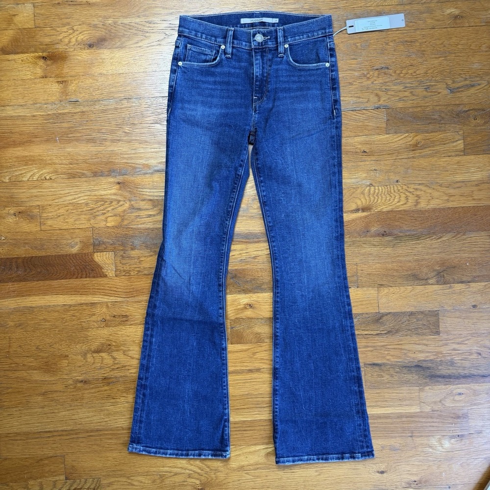 Hudson Women Jean Size 25 Nico Mid-Rise Bootcut Barefoot Denim Blue Revival NWT